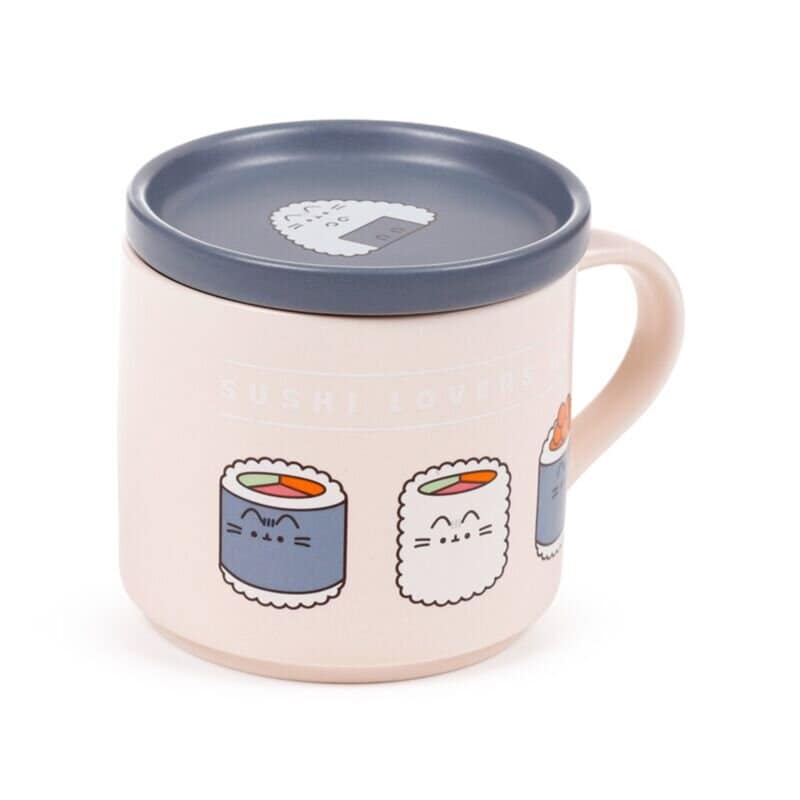 Mugg med underlägg/lock - Pusheen Bento Club