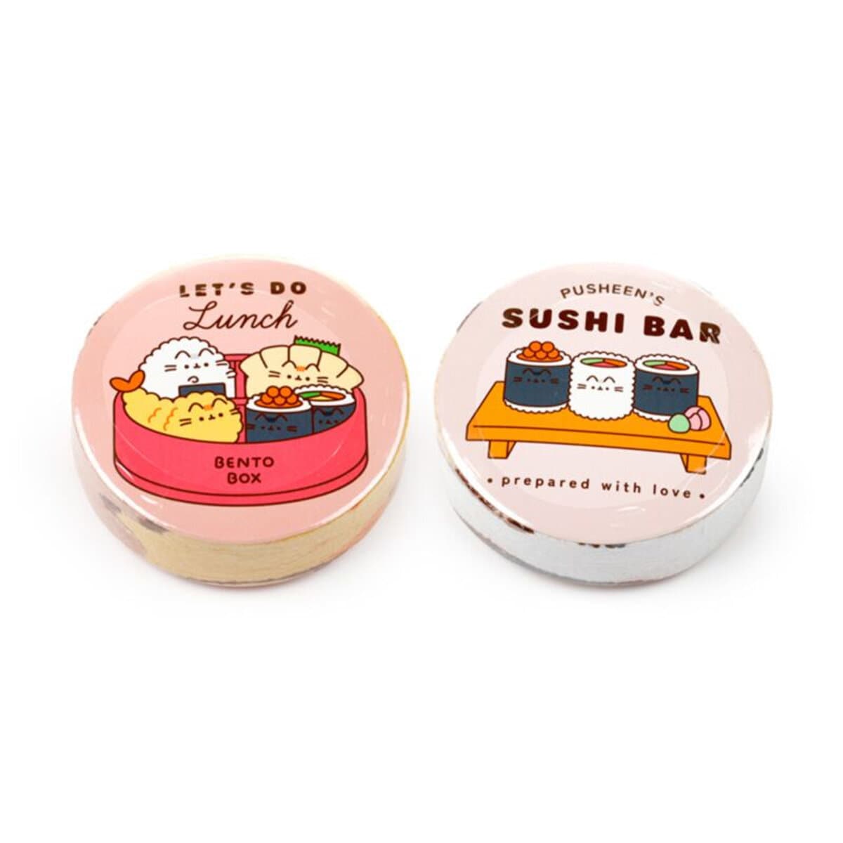 Komprimerad Resehandduk - Pusheen Sushi Club