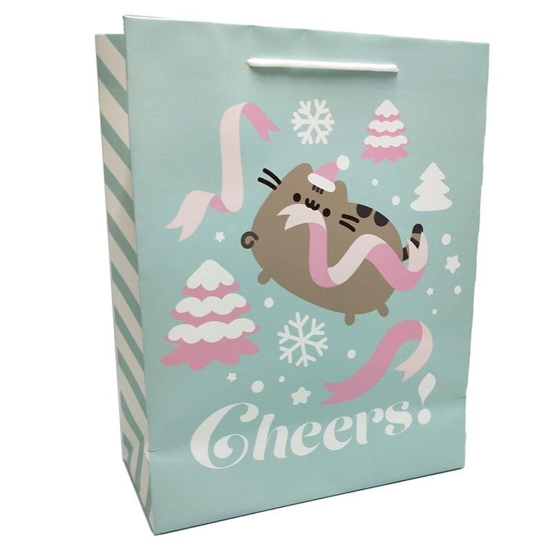 Mintgrön presentpåse M - Pusheen
