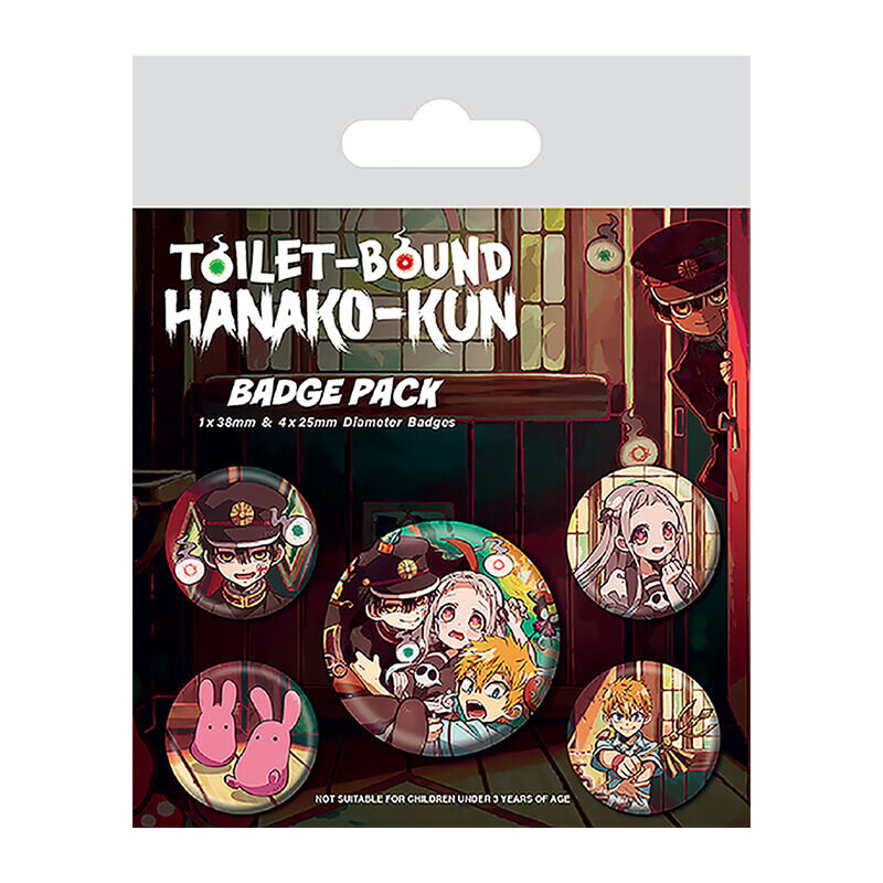 5-pack knappar - Toilet Bound Hanako-kun