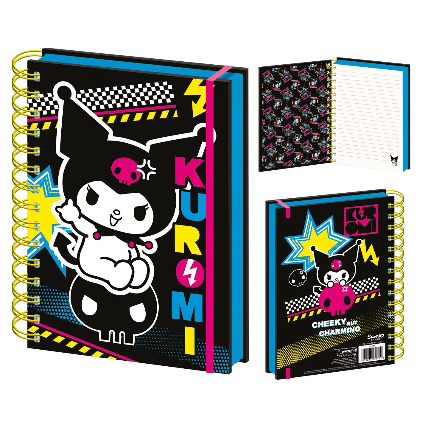 Anteckningsbok A5, Kuromi cheeky