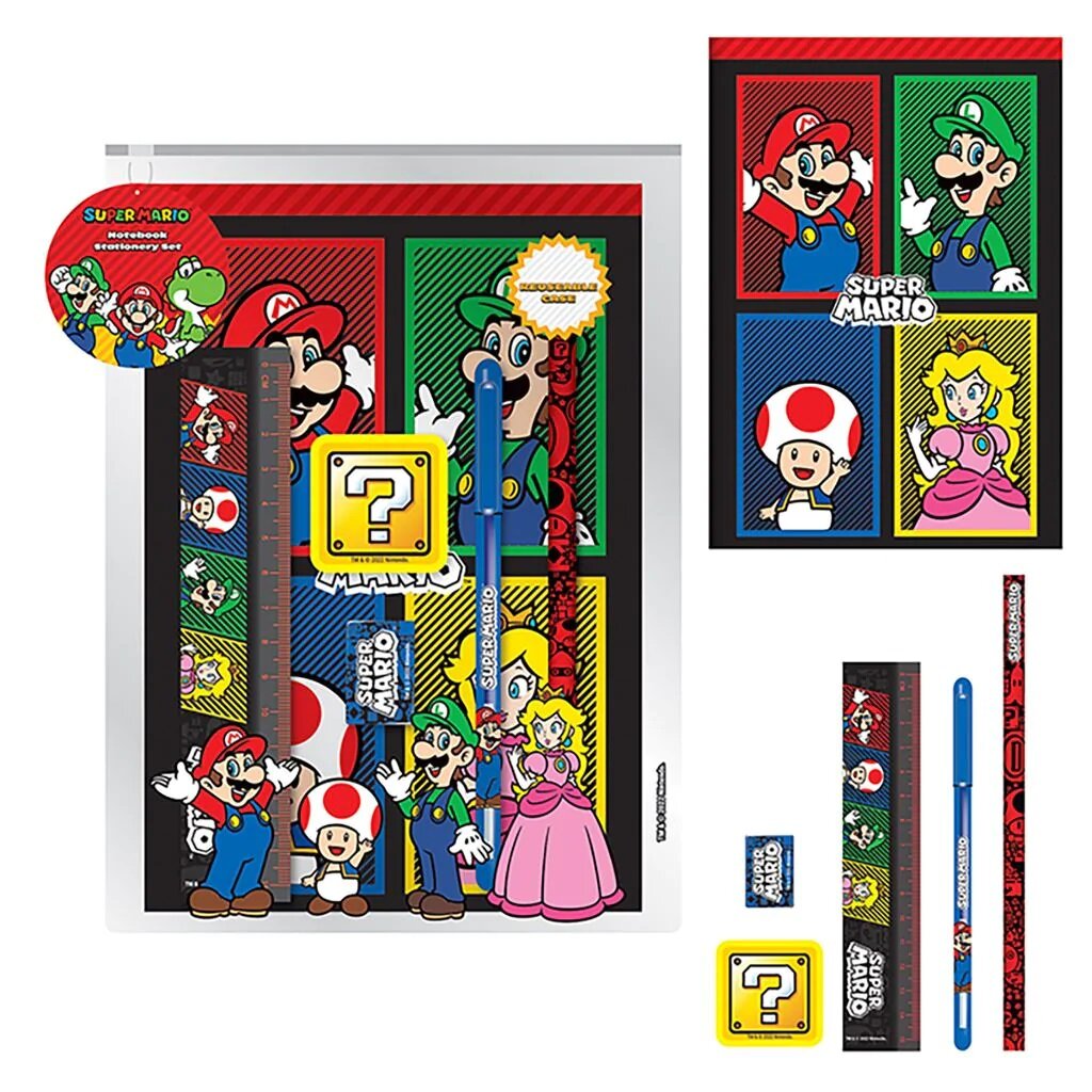 Stationery Set - Super Mario