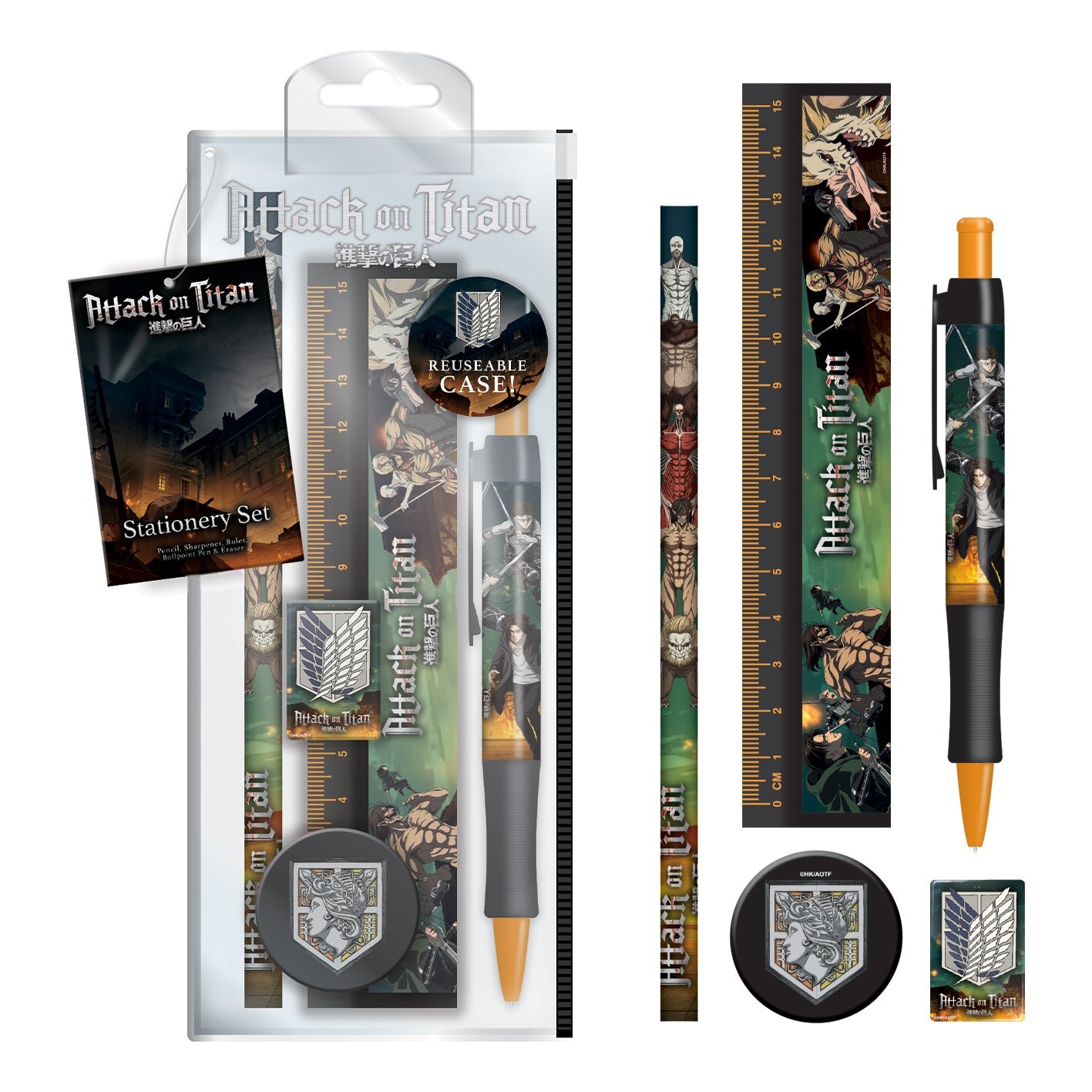 Stationery Set - Attack on Titan, Ultimate clash