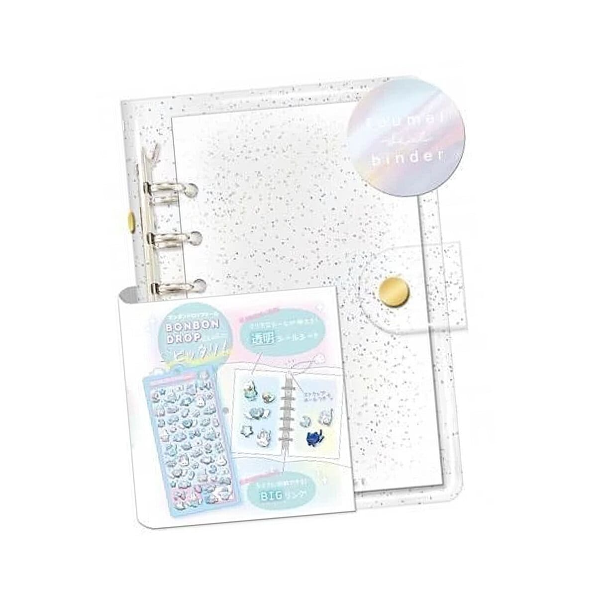 Stickerspärm A5 - Bonbon Glitter