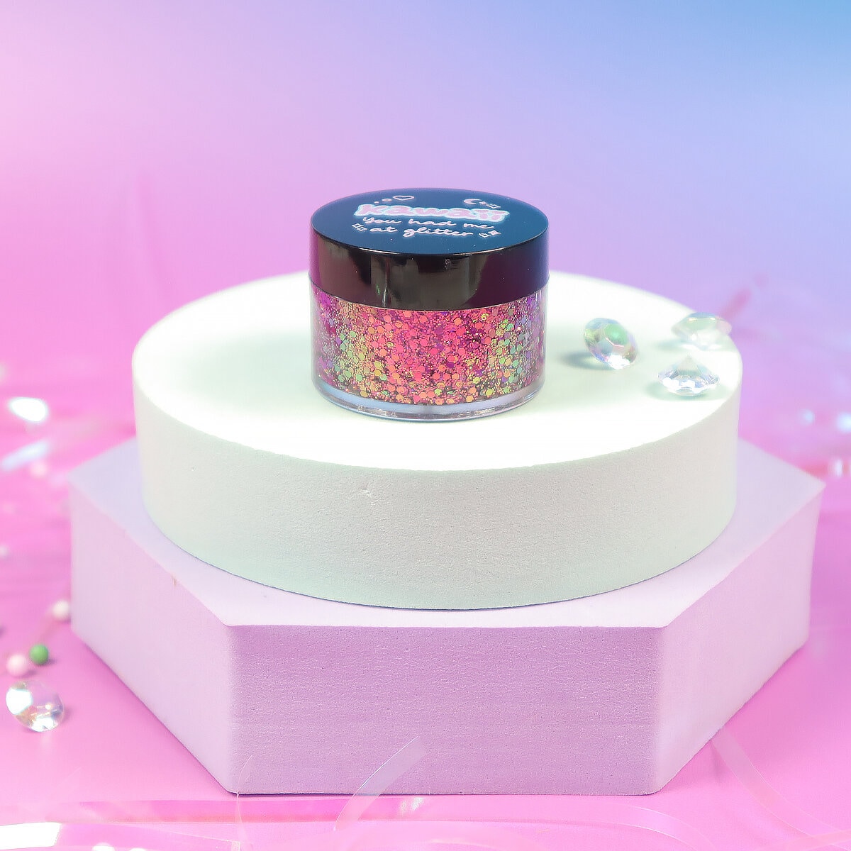 Face & body glitter gel - Rainbow Twinkle