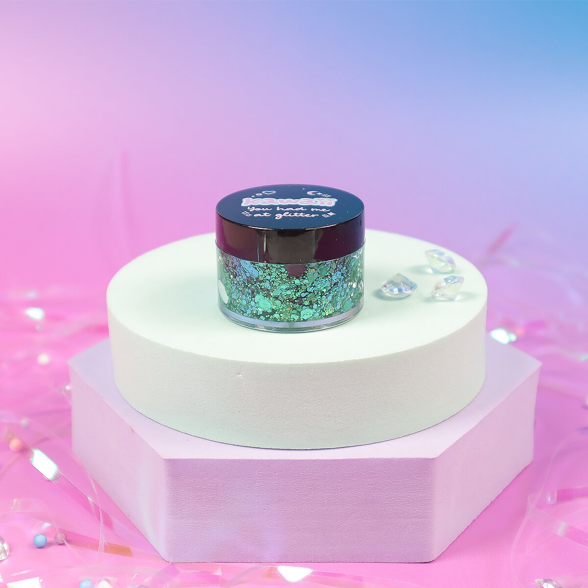 Face & body glitter gel - Duck Hunt Disco