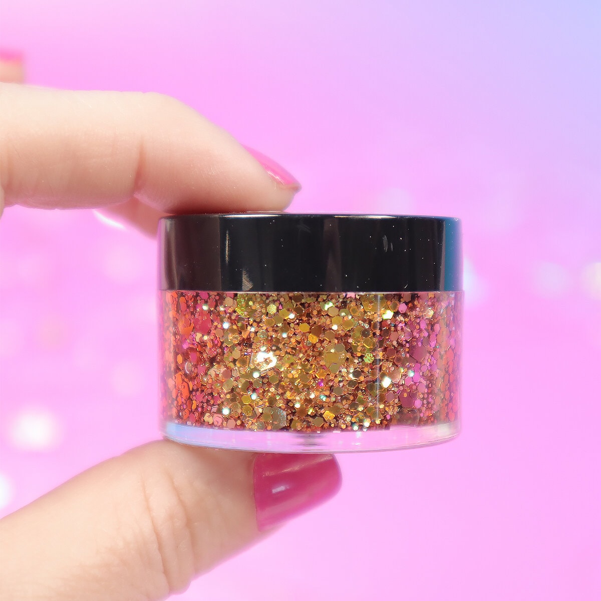 Face & body glitter gel - Golden Kaleidoscope