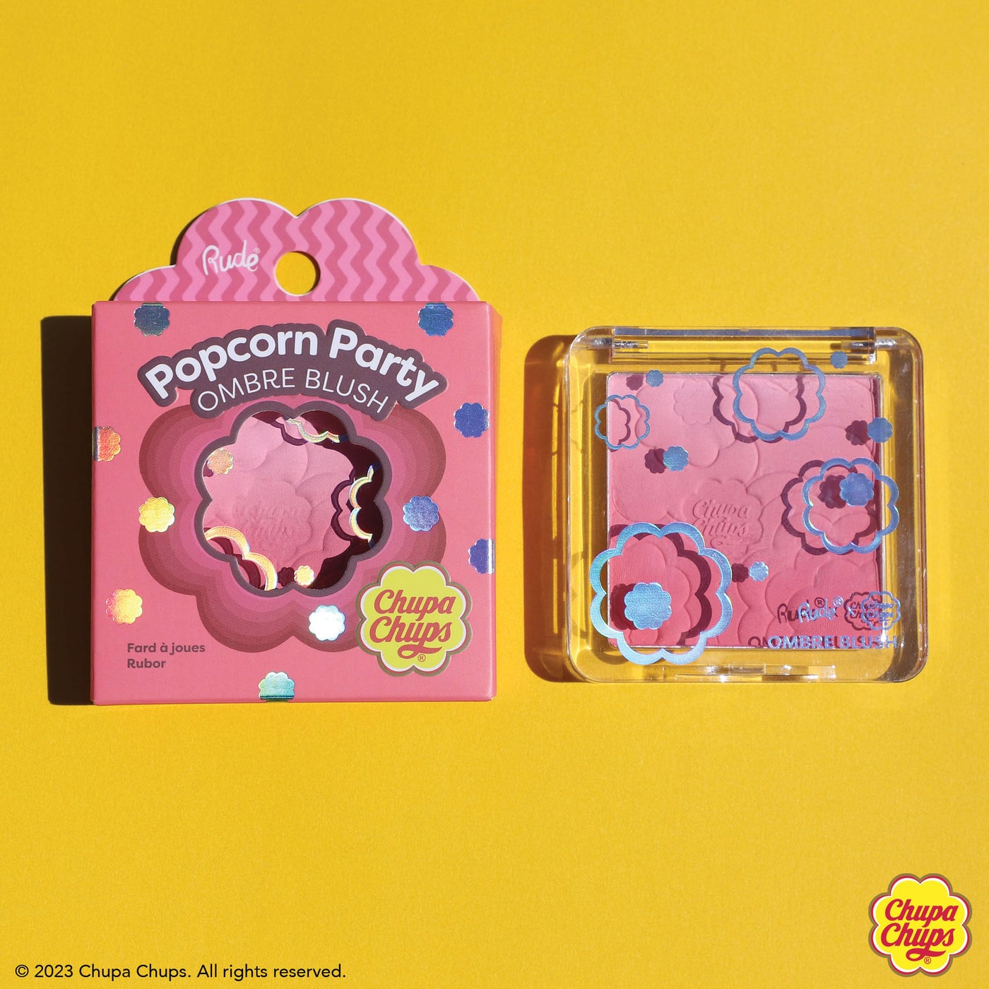 Chupa Chups Popcorn Party Ombre Blush - Berry Blast