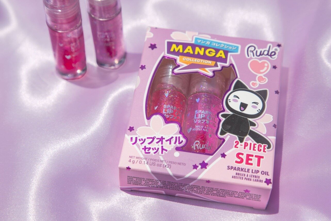 Sparkle Lip Oil Duo - Strawberry & Grape