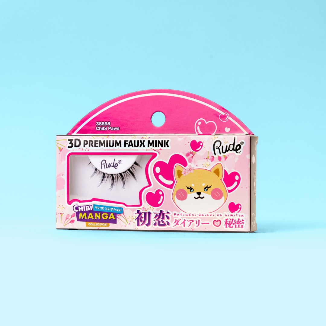 Chibi Manga 3D Premium Faux Mink Lashes - Chibi Paws