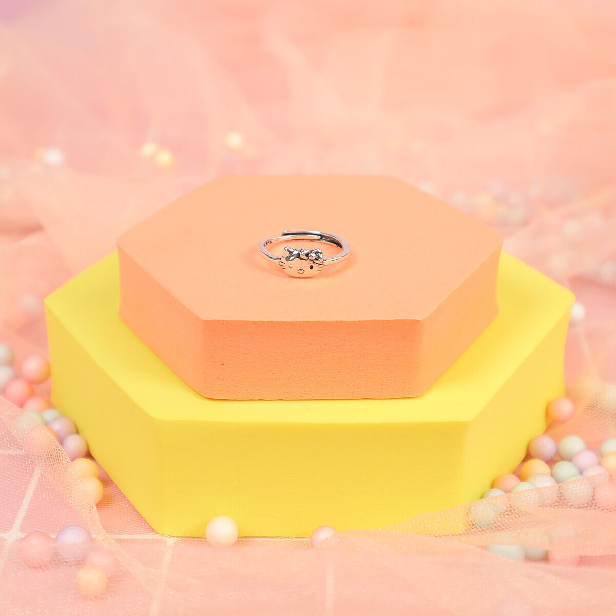 Ring - Hello Kitty, huvud