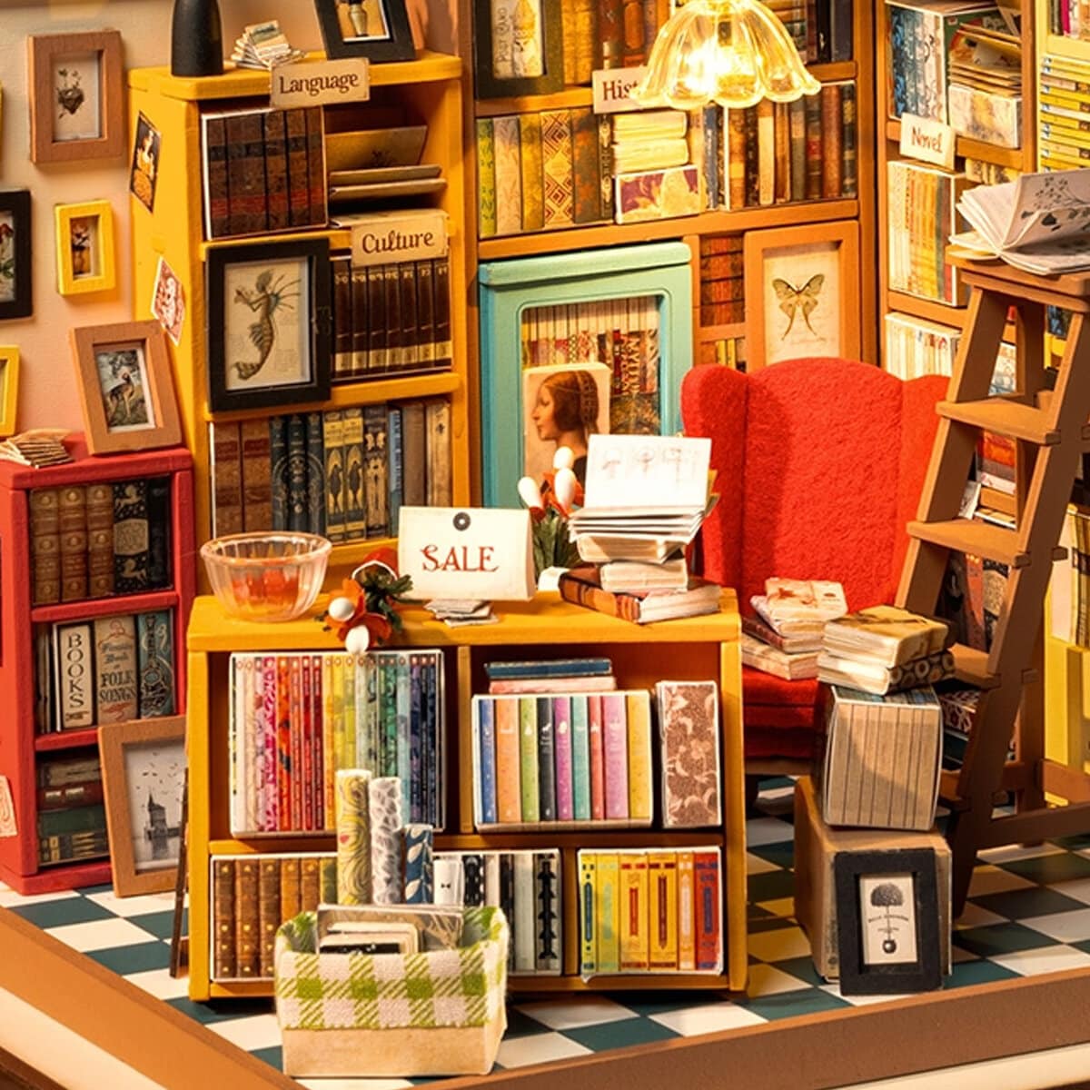 DIY Miniatyrmodell Sam´s Study