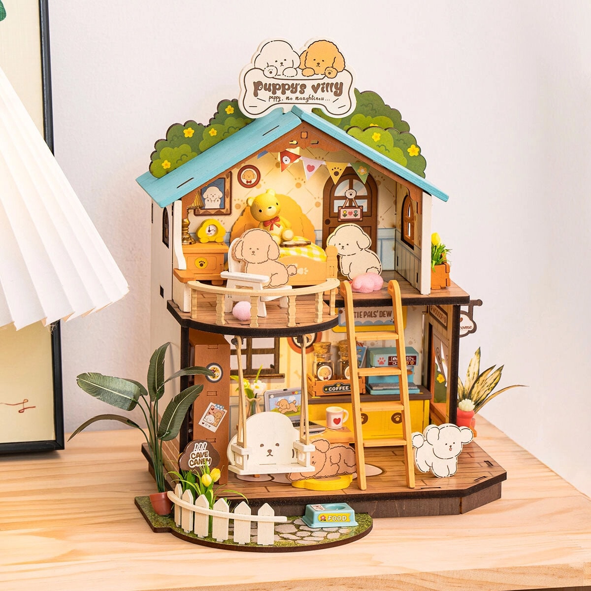 DIY Miniatyrmodell Puppy´s Cozy Villa