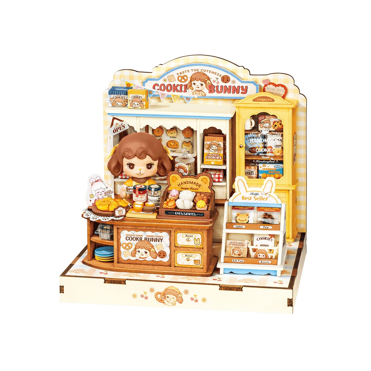 DIY Miniatyrmodell Cookii Bunny´s Cookie Shop