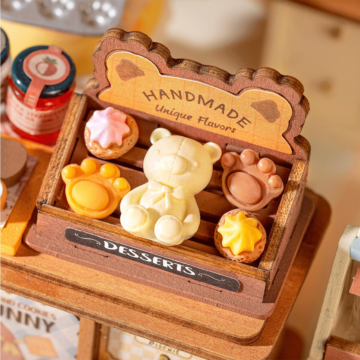 DIY Miniatyrmodell Cookii Bunny´s Cookie Shop