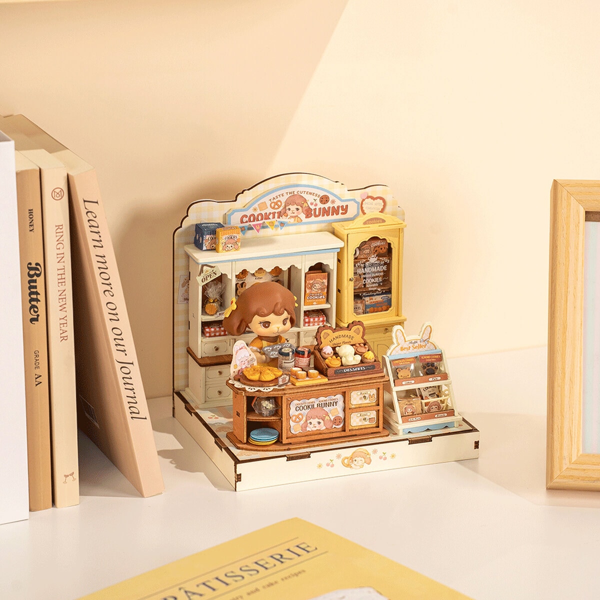 DIY Miniatyrmodell Cookii Bunny´s Cookie Shop
