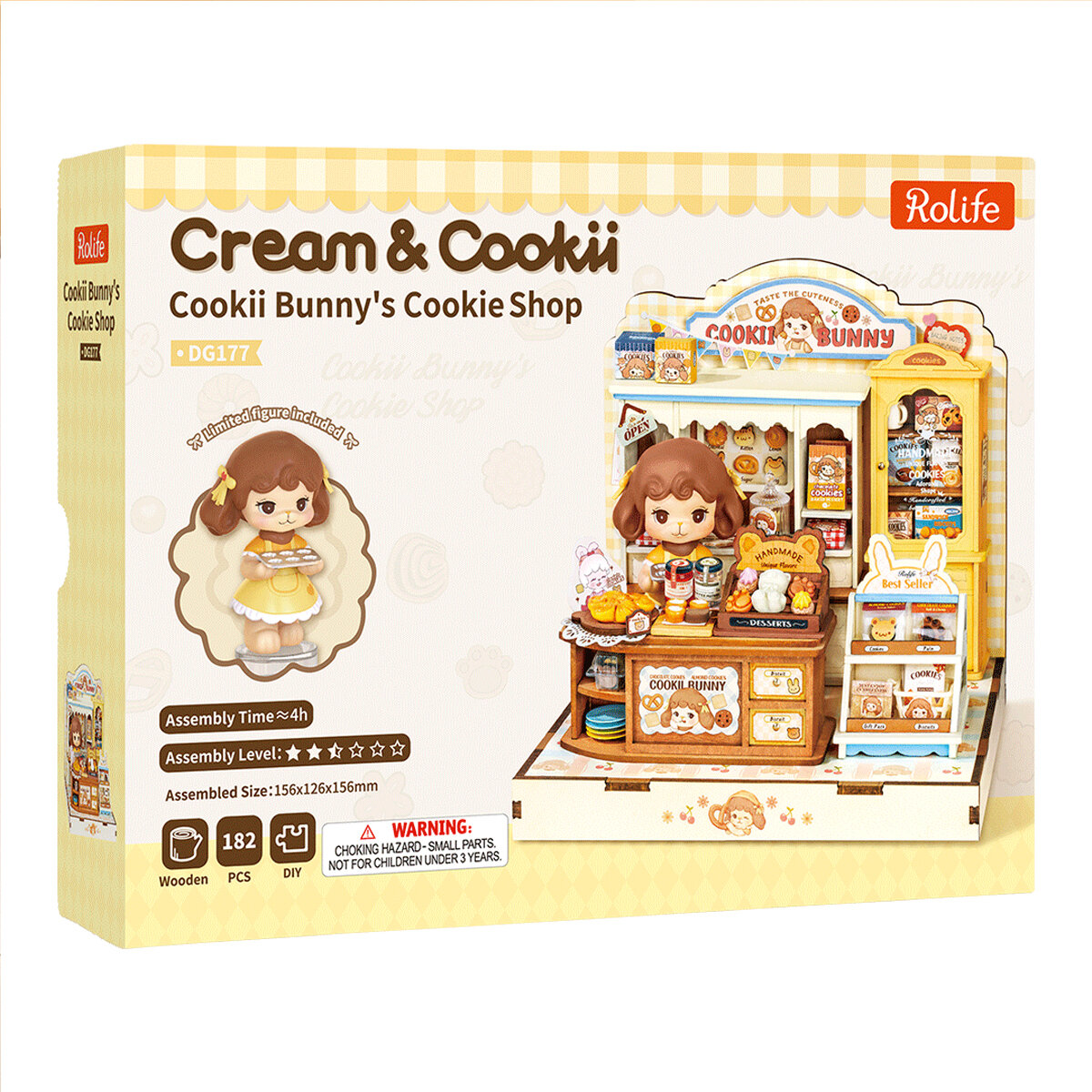 DIY Miniatyrmodell Cookii Bunny´s Cookie Shop