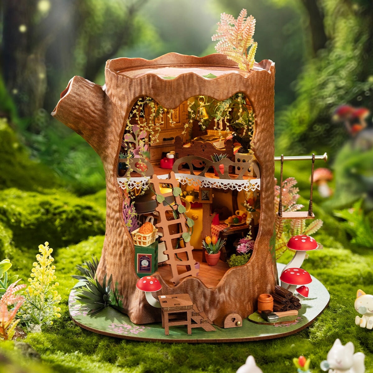 DIY Miniatyrmodell Fairytale Tree House