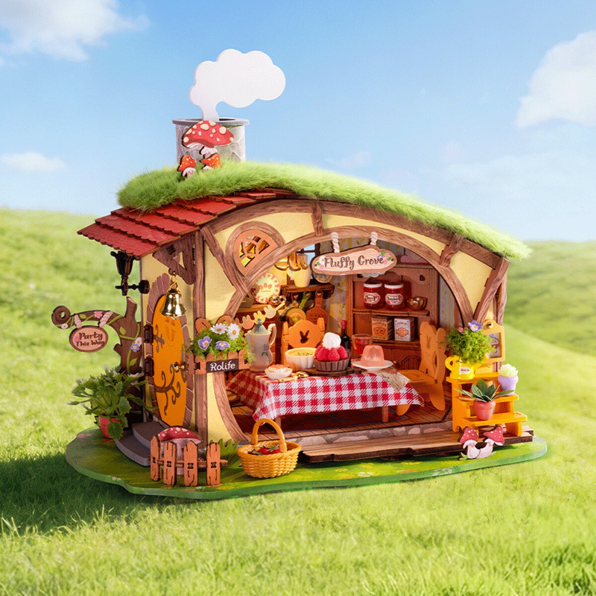 DIY Miniatyrmodell Fluffy Grove