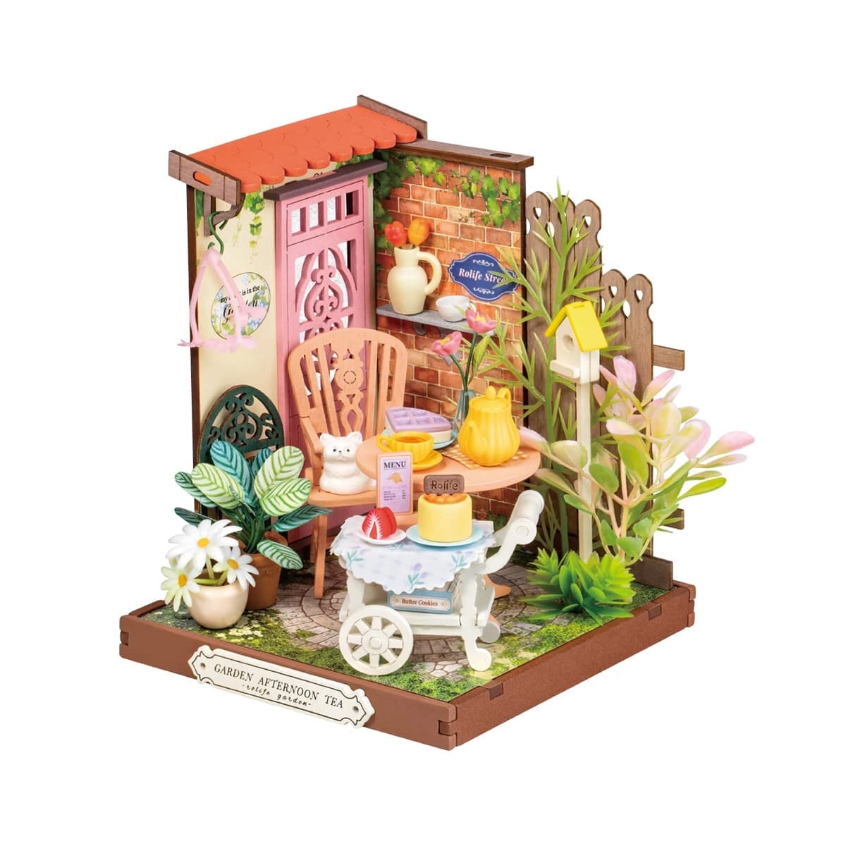 DIY Miniatyrmodell Fancy Tea Yard