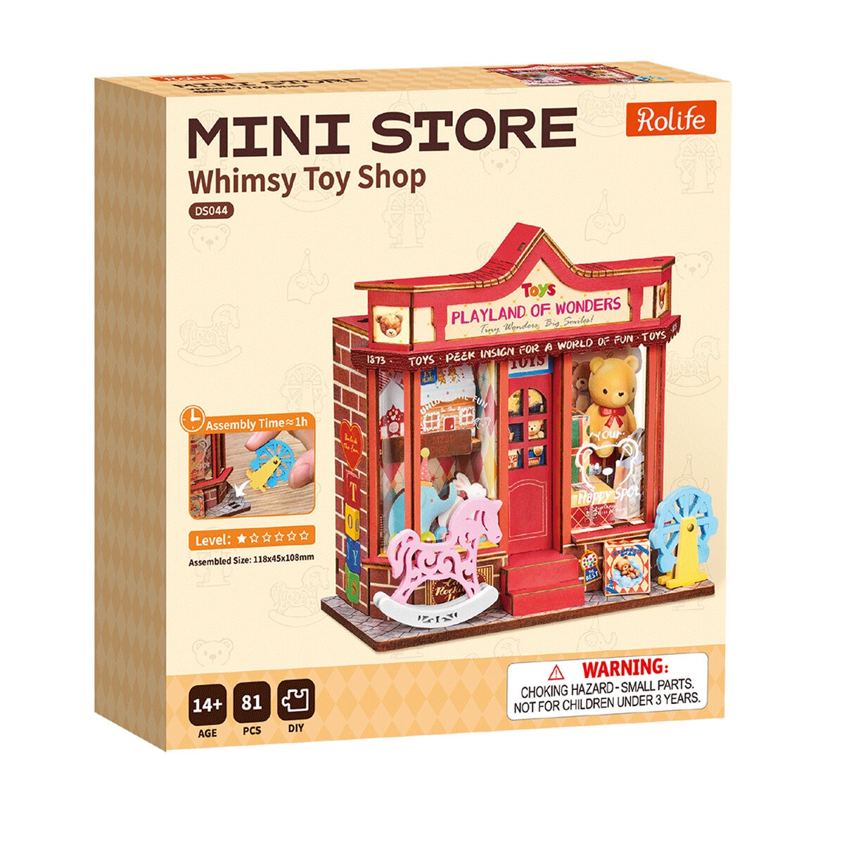 DIY Miniatyrmodell Whimsy Toy Shop
