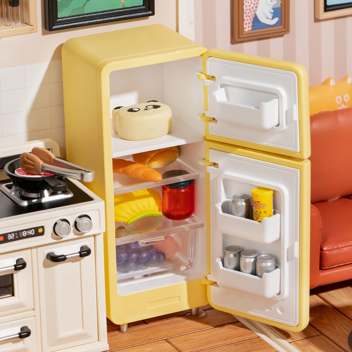 DIY Miniatyrmodell Happy Meals Kitchen