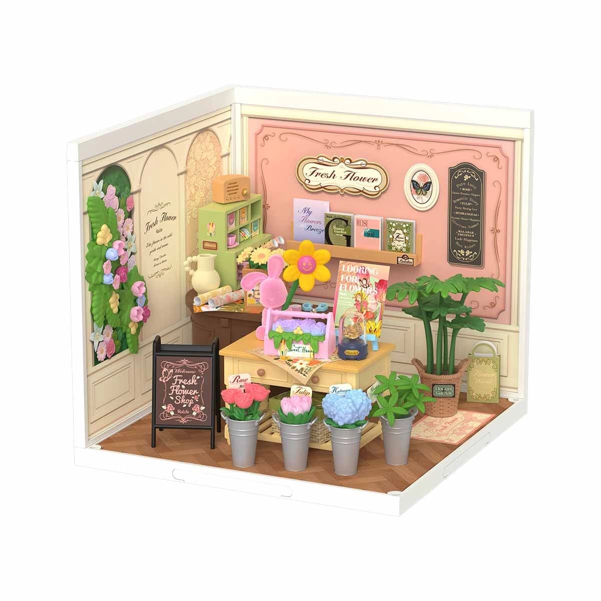DIY Miniatyrmodell Fresh Flower Shop