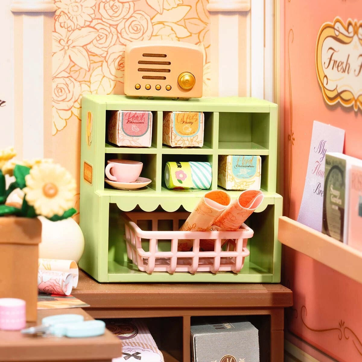 DIY Miniatyrmodell Fresh Flower Shop