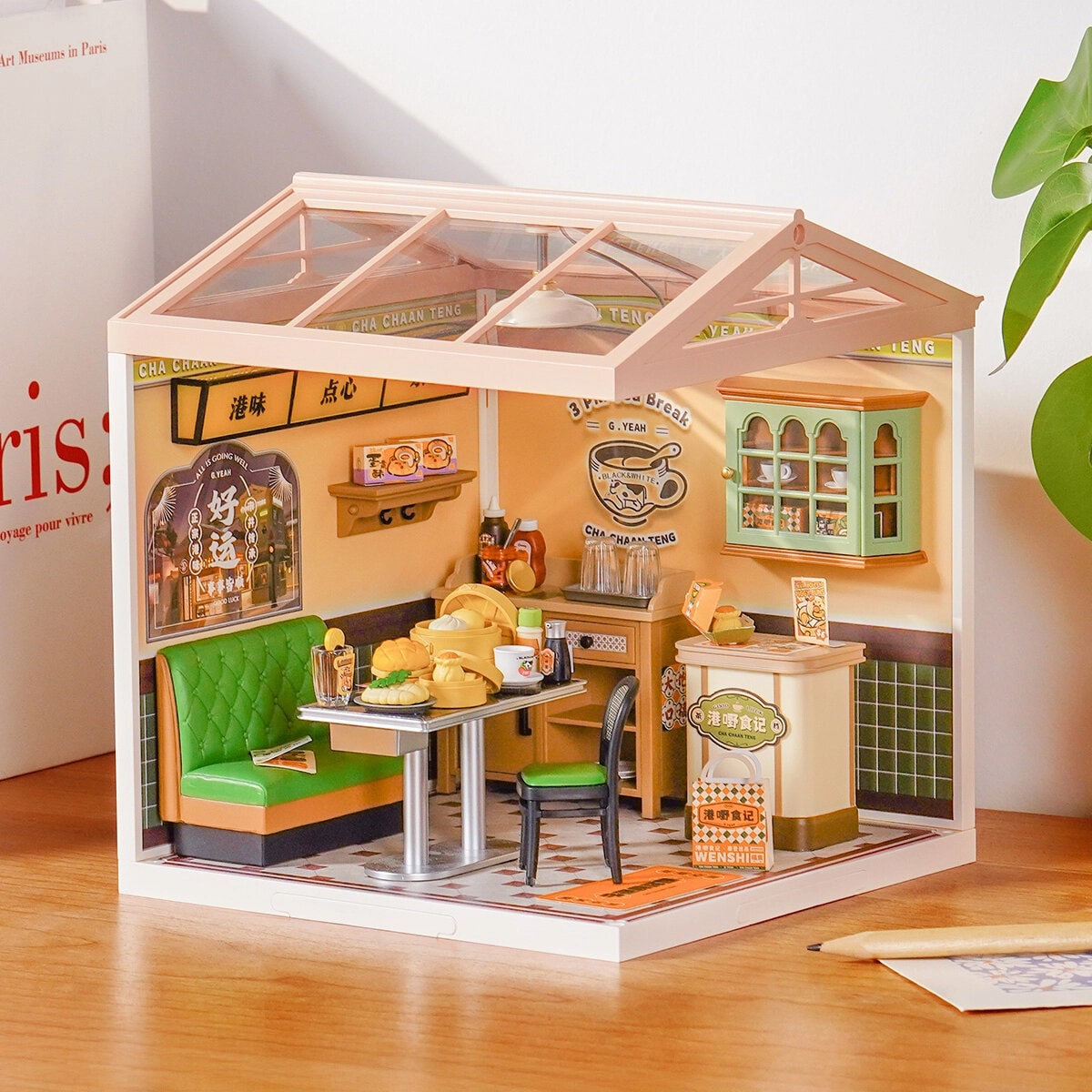 DIY Miniatyrmodell Hong Kong Bites Cafe