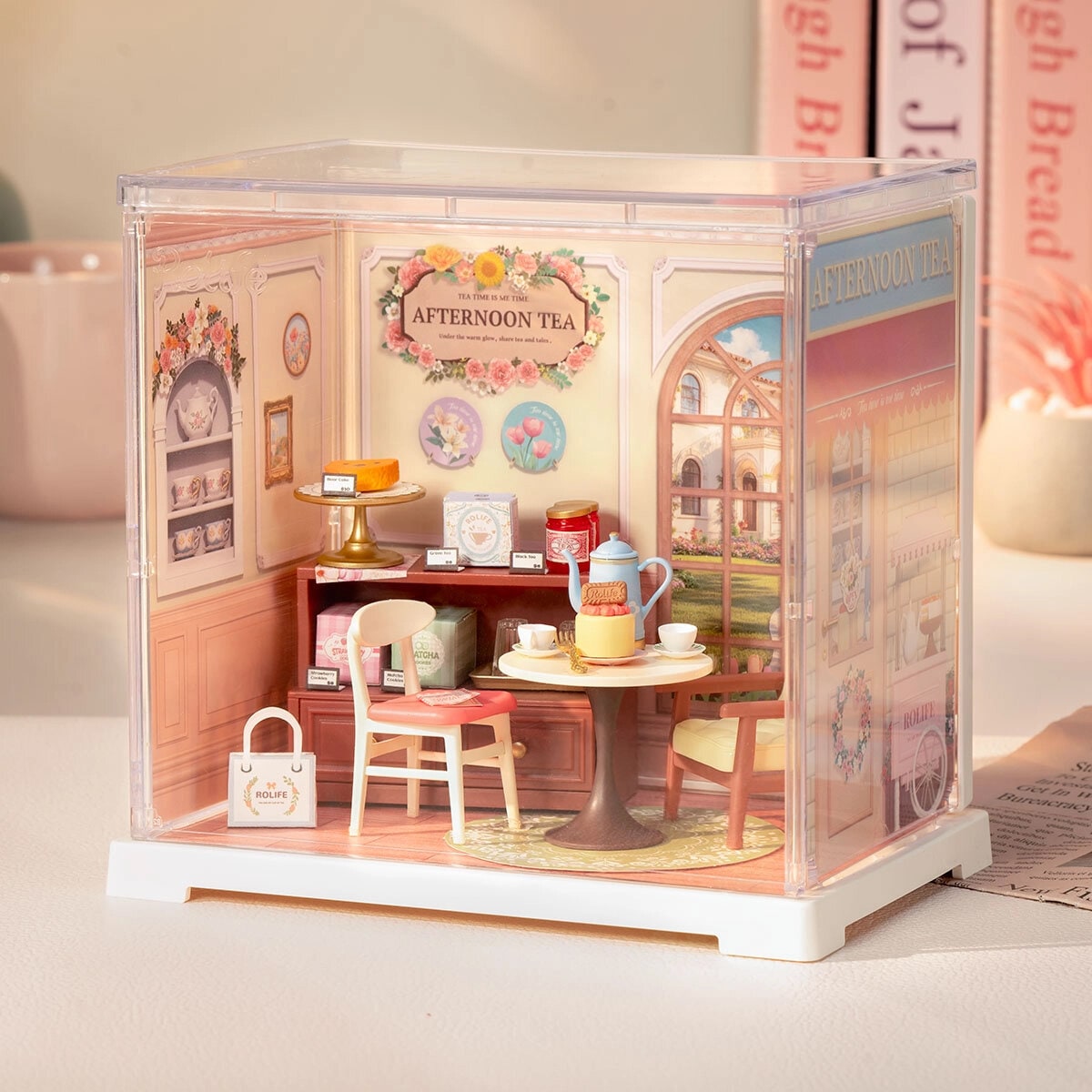 DIY Miniatyrmodell Honey Tea Lounge
