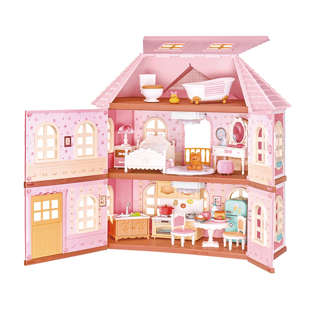 DIY Miniatyrmodell Fairy Rose Cottage