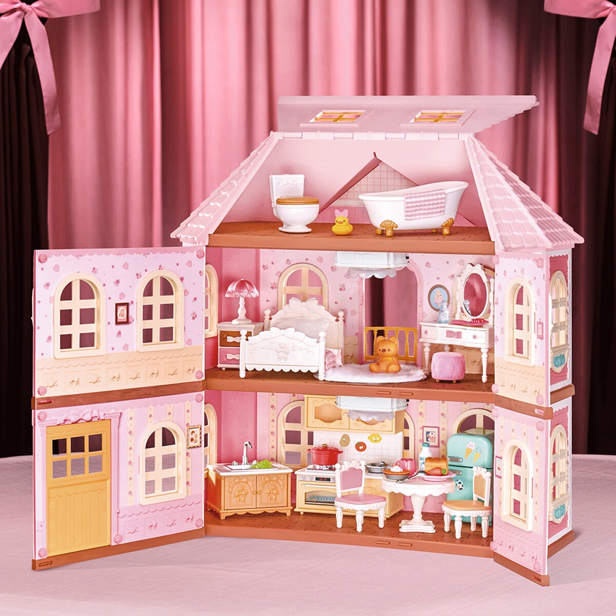 DIY Miniatyrmodell Fairy Rose Cottage