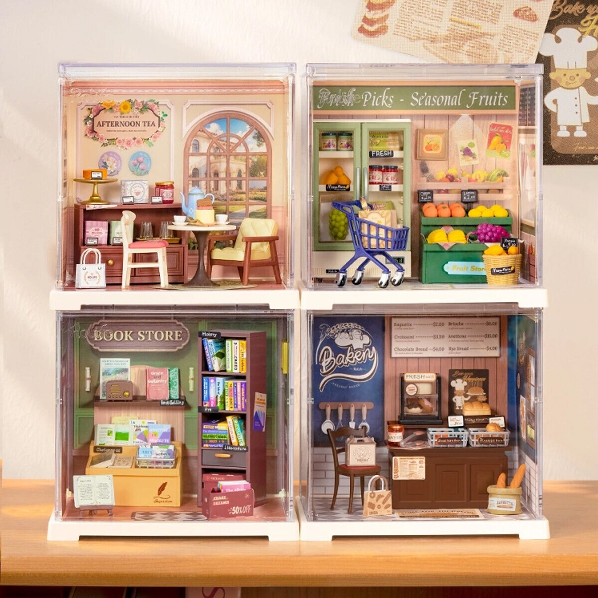 DIY Miniatyrmodell Butter Bakery House