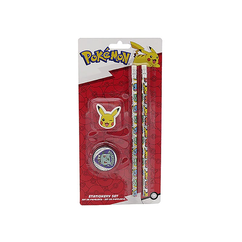 Pokémon starters stationery set