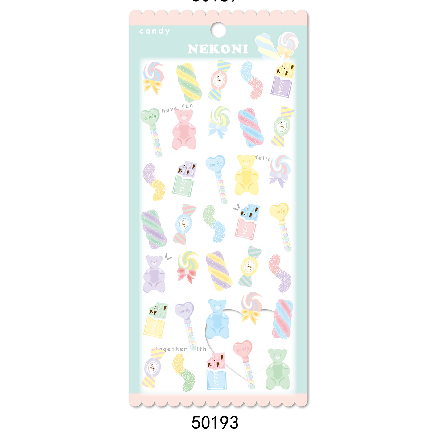 Stickers - Pastel candy (50193)