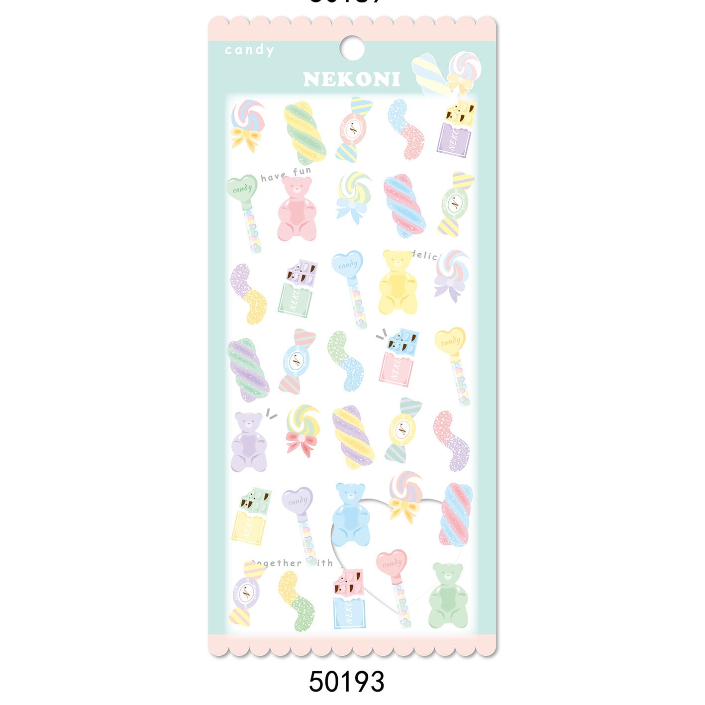 Stickers - Pastel candy (50193)