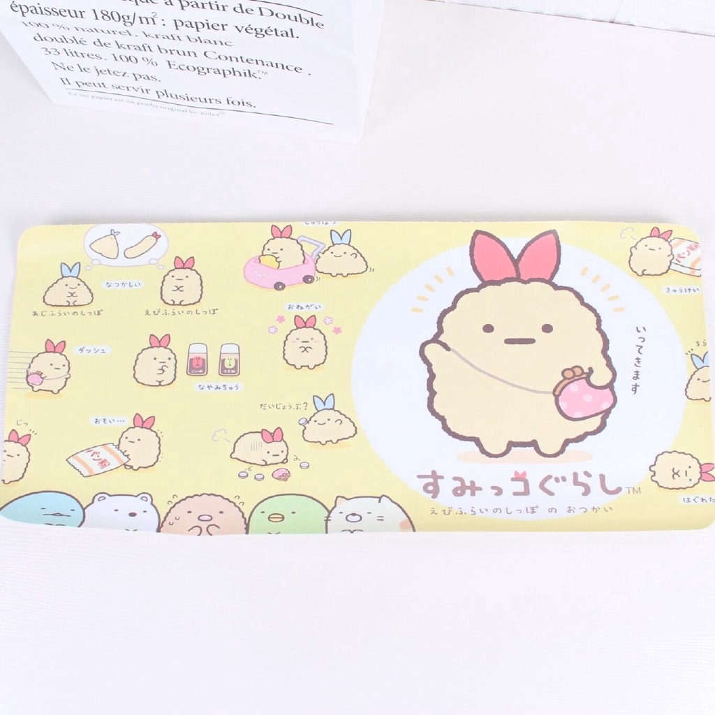 Sumikko Gurashi - gult skrivbordsunderlägg