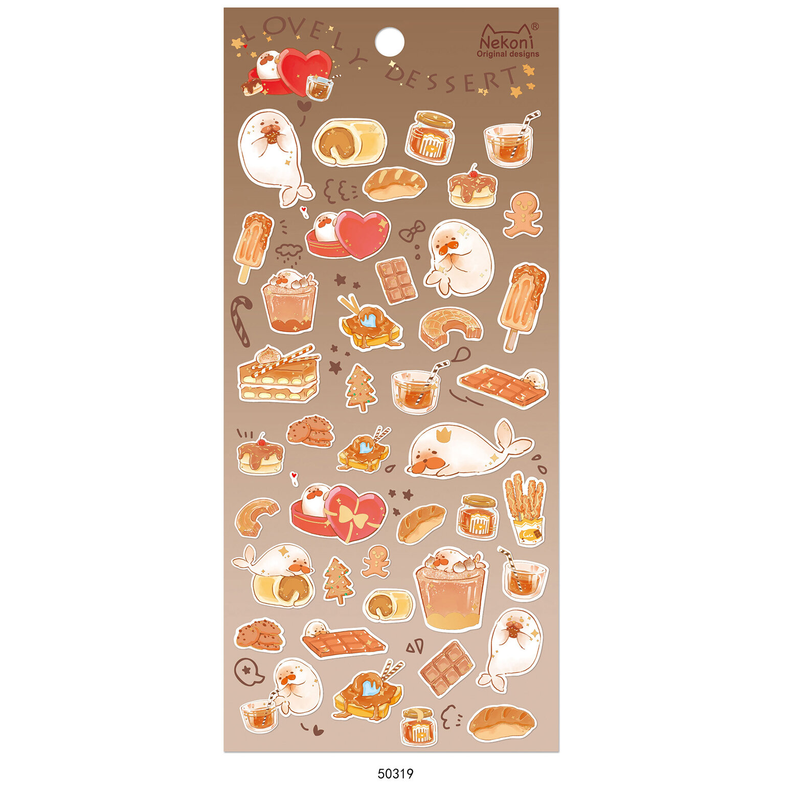 Stickers - Dessert-sälar (50319)