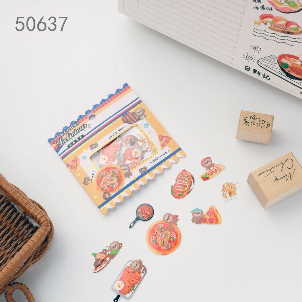 Lösa stickers - Sengångare och mat (50637)
