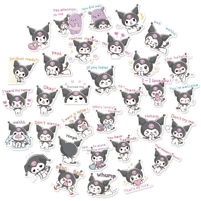Lösa stickers - Kuromi