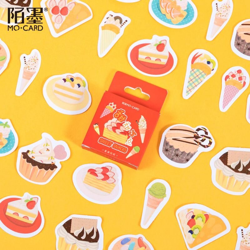 Stickers box - Sweet snacks
