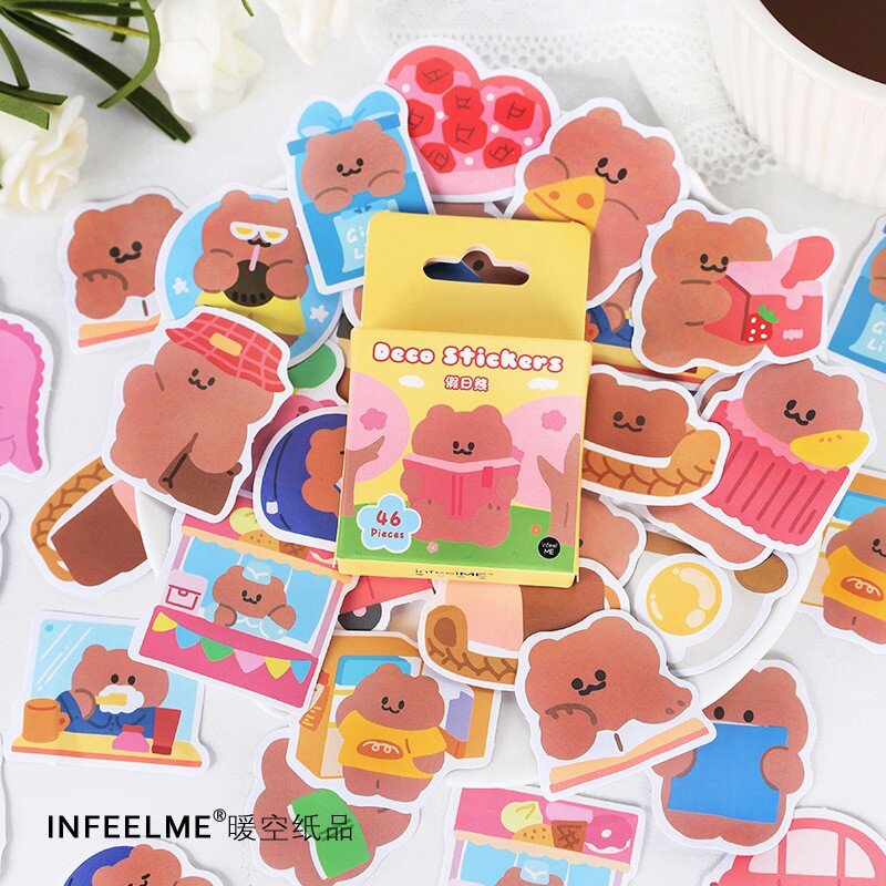 Stickers box - Everyday bears (3414)