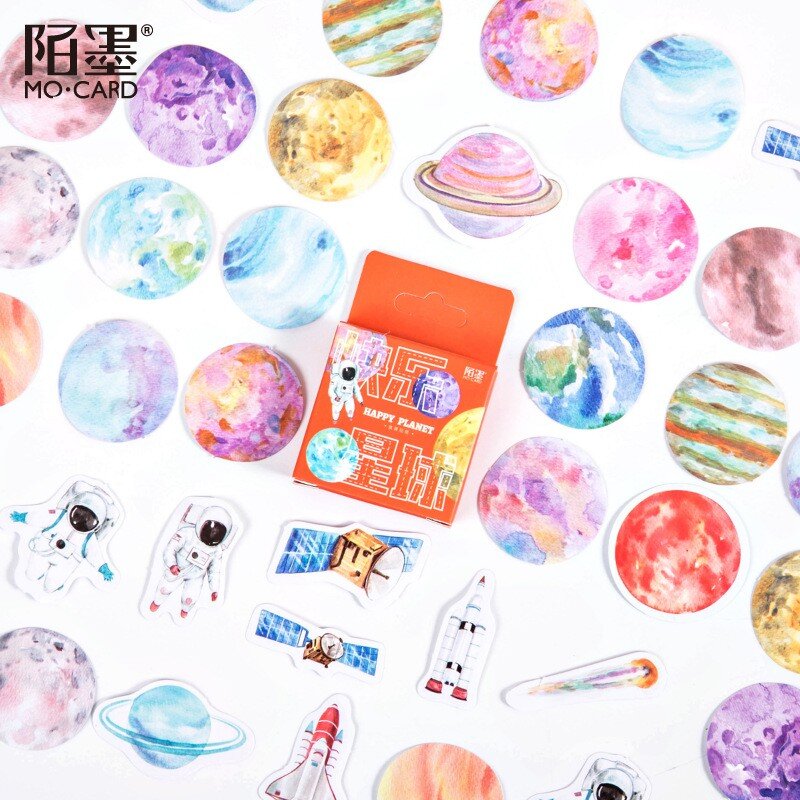 Stickers box - Happy planet (E017)