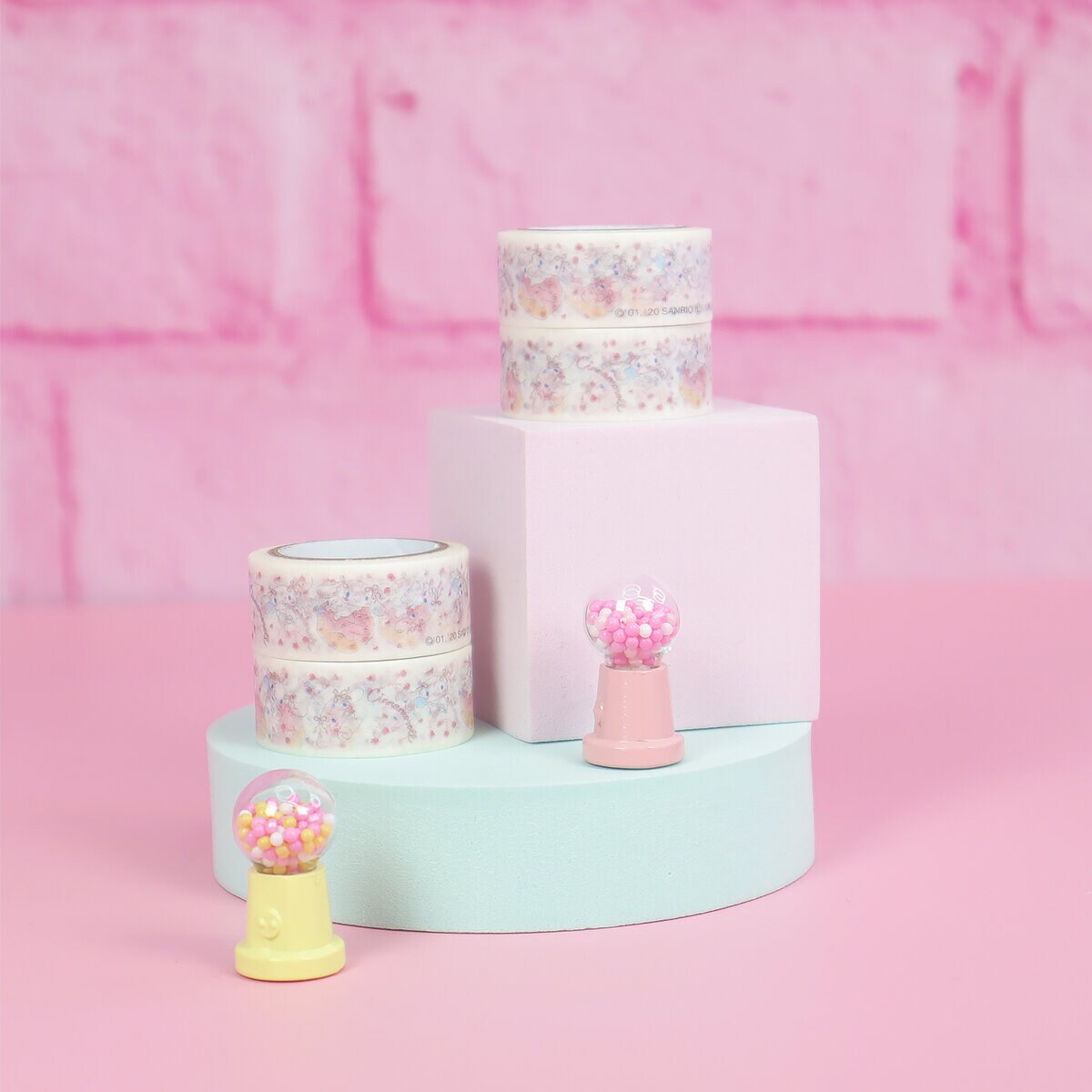 Washitejp - Cinnamoroll, donuts & minihjärtan