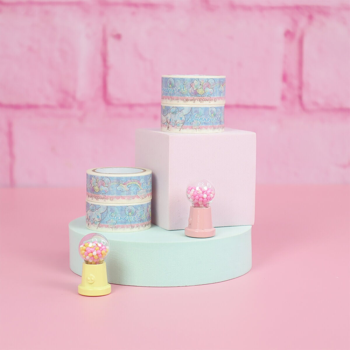 Washitejp - Cinnamoroll med regnbågar & ballonger