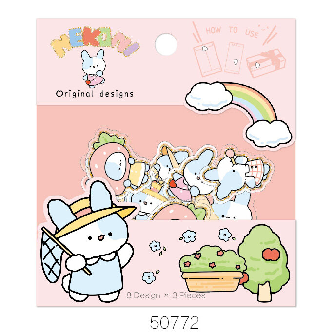 Lösa stickers - Kaninkompisar (50772)