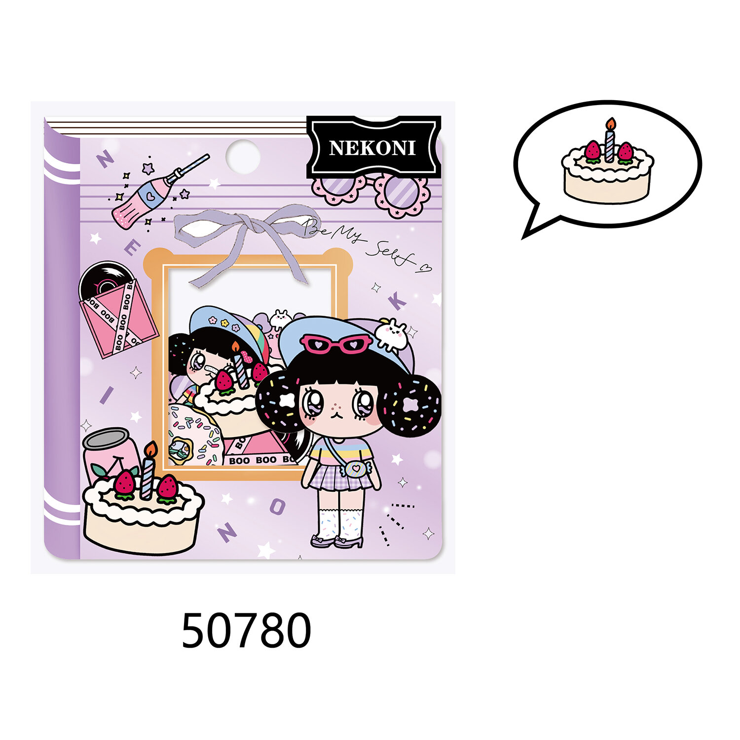 Lösa stickers - Sweets girls (50780)