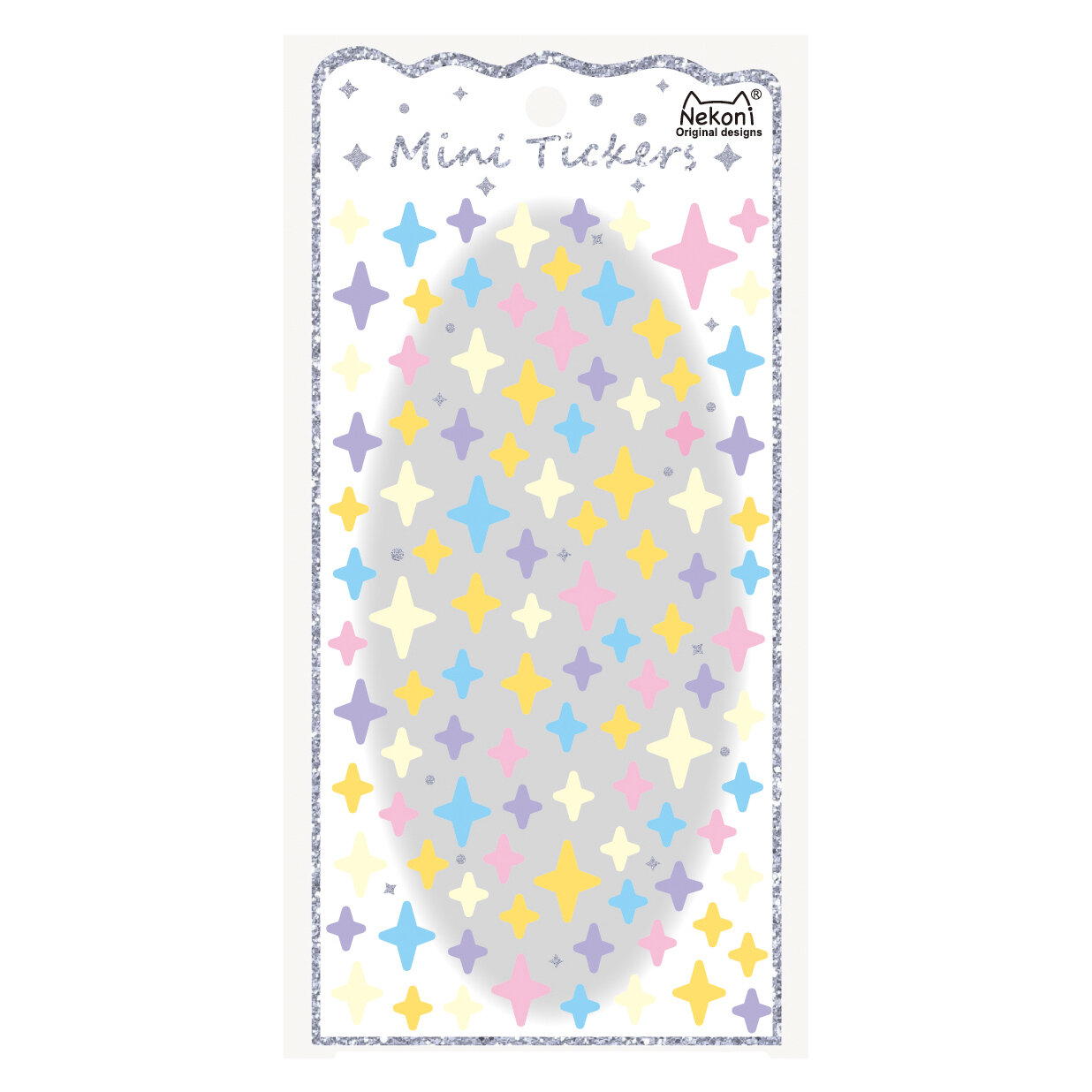 Holo-stickers - Pastellglitter (51072)