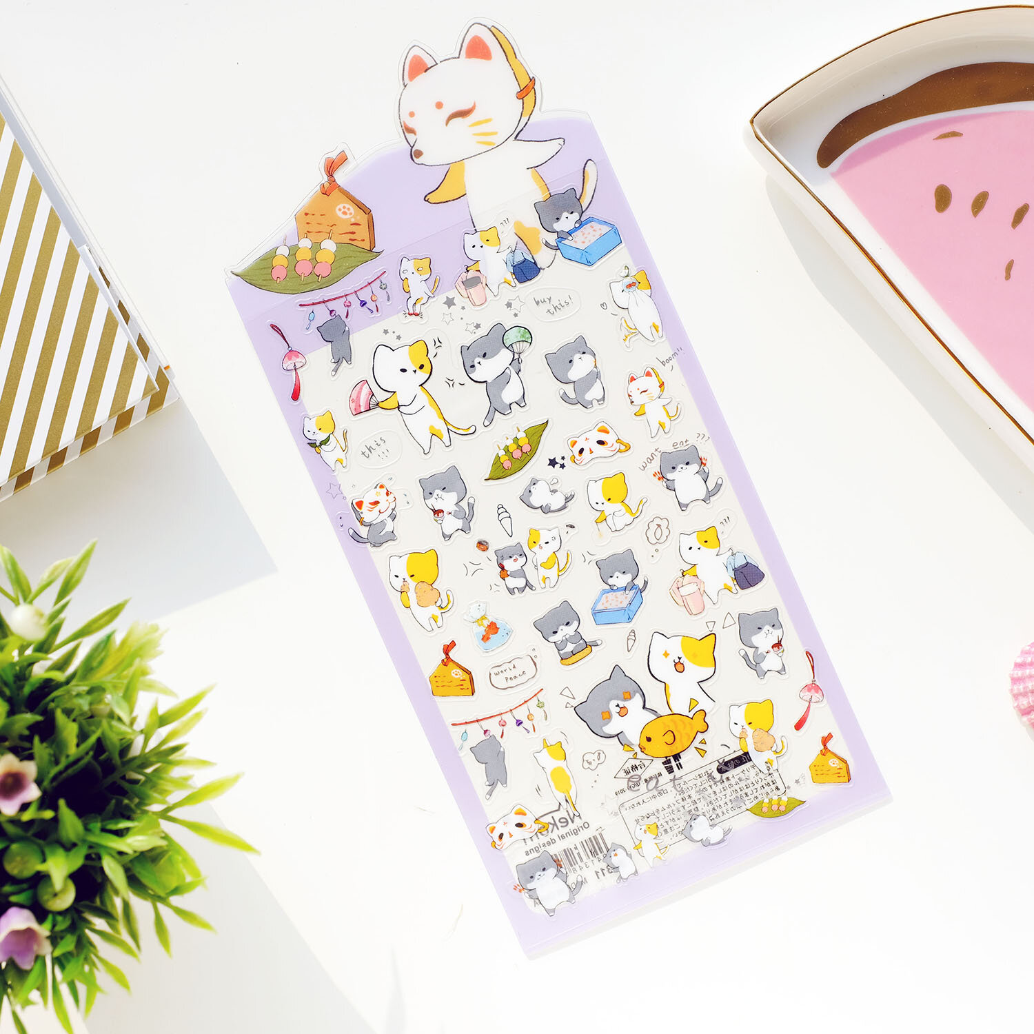 Stickers -  Taiyaki Cats (50311)