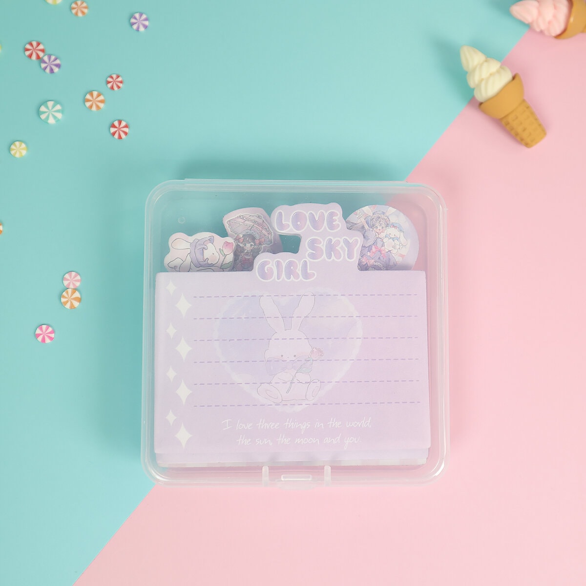 4-pack Lolita bunny post its